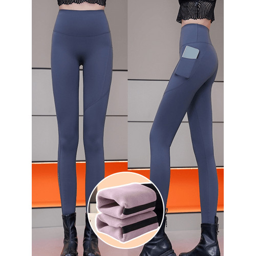 加絨鯊魚褲女秋冬新款高腰彈力字母小腳褲顯瘦百搭口袋瑜珈褲子 加絨鯊魚褲女秋冬新款高腰彈力字母小腳褲顯瘦百搭口袋瑜珈褲子