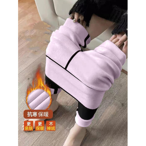 加絨鯊魚褲女秋冬新款高腰彈力字母小腳褲顯瘦百搭口袋瑜珈褲子 加絨鯊魚褲女秋冬新款高腰彈力字母小腳褲顯瘦百搭口袋瑜珈褲子