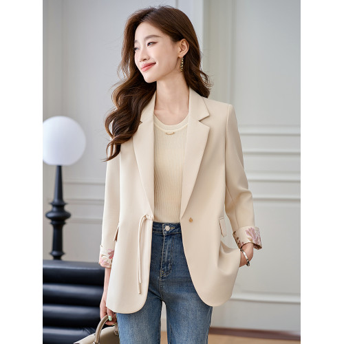 新中式國風西裝外套女2025秋季新款女裝高級感小個子爆款休閒西服 新中式國風西裝外套女2025秋季新款女裝高級感小個子爆款休閒西服