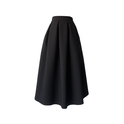 蓬蓬裙女春夏秋中長款2025新款高腰寬松顯瘦百褶裙好質a字半身裙