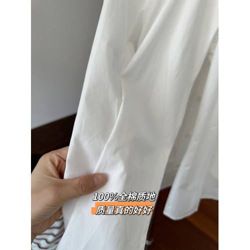 【露絲襯衣】設計感大領口白色襯衫長袖女秋季短款