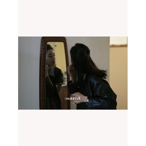 法式復古黑色拼接皮衣外套女2025春秋季新款寬松氣質中長款夾克女 法式復古黑色拼接皮衣外套女2025春秋季新款寬松氣質中長款夾克女