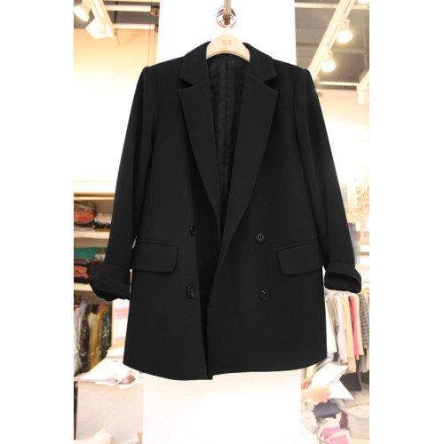 2025春秋季網紅小西裝外套女韓版寬松英倫風休閒女士小西服小個子 2025春秋季網紅小西裝外套女韓版寬松英倫風休閒女士小西服小個子