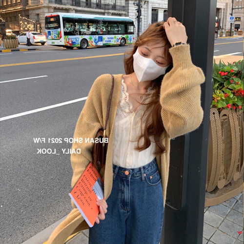 2025春秋新款小衫v領蕾絲打底衫女內搭小個子襯衫洋氣雪紡衫上衣