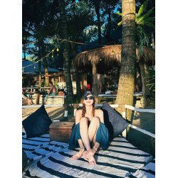 夏季寬松海邊度假上衣女泰國海島旅遊辣妹風襯衫三亞拍照絕美小衫