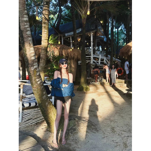 夏季寬松海邊度假上衣女泰國海島旅遊辣妹風襯衫三亞拍照絕美小衫 夏季寬松海邊度假上衣女泰國海島旅遊辣妹風襯衫三亞拍照絕美小衫