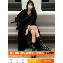 風衣外套女中長款小個子2025新款早春秋季今年流行英倫風韓系大衣