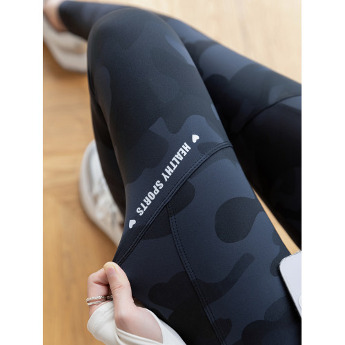 迷彩雙口袋鯊魚褲女秋冬加絨高腰收腹提臀大碼瑜珈跑步健身打底褲 迷彩雙口袋鯊魚褲女秋冬加絨高腰收腹提臀大碼瑜珈跑步健身打底褲