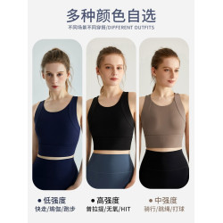 貓人普拉提訓練服瑜珈健身運動背心內衣女防震防下垂大胸顯小文胸