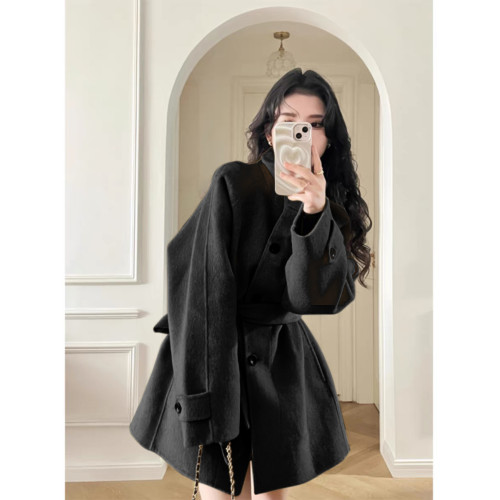 深冬呢子大衣女入冬季2025新款毛呢外套小個子獨特超好看加厚韓系