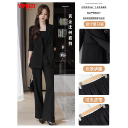高級感西裝套裝女2025新款職業正裝職場通勤休閒高級女士西服外套
