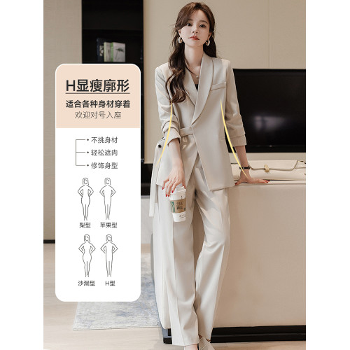 高級感西裝套裝女2025新款職業正裝職場通勤休閒高級女士西服外套 高級感西裝套裝女2025新款職業正裝職場通勤休閒高級女士西服外套