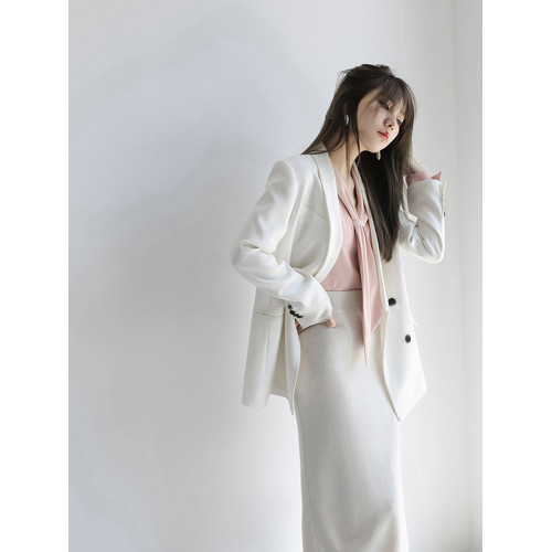 職業通勤溫柔風粉色飄帶襯衫女秋季新款知性優雅高級氣質長袖上衣