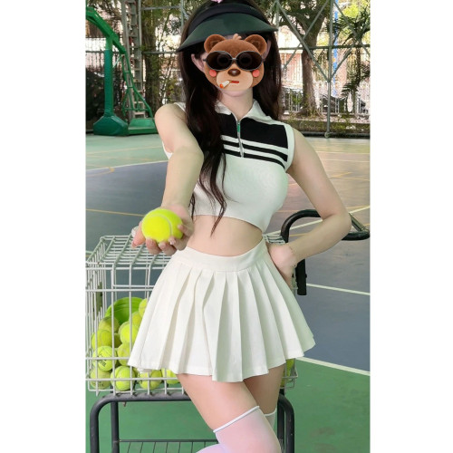 辣妹美式百褶裙女小個子超短裙秋季高腰a字短款白色半身裙短裙xs 辣妹美式百褶裙女小個子超短裙秋季高腰a字短款白色半身裙短裙xs