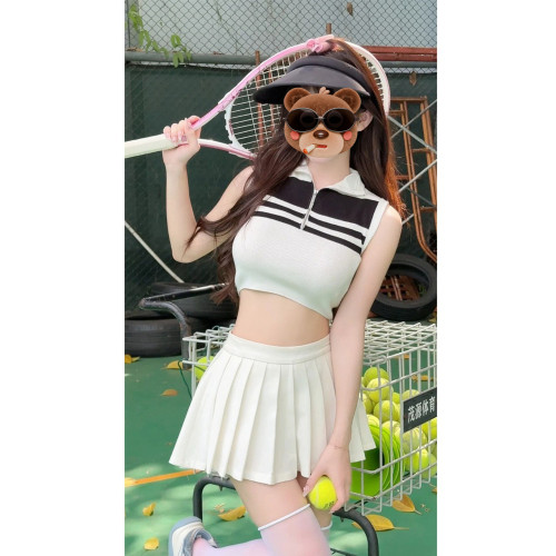 辣妹美式百褶裙女小個子超短裙秋季高腰a字短款白色半身裙短裙xs 辣妹美式百褶裙女小個子超短裙秋季高腰a字短款白色半身裙短裙xs