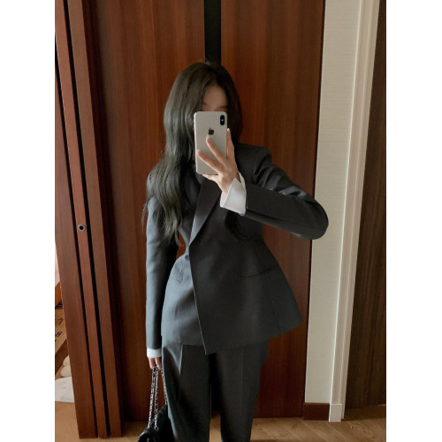 高級感西裝套裝女2024春秋新款氣質收腰顯瘦設計感職業西裝兩件套 高級感西裝套裝女2024春秋新款氣質收腰顯瘦設計感職業西裝兩件套