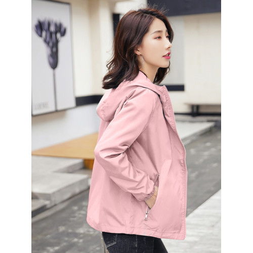 風衣外套女春秋短款2025新款早秋長袖薄款百搭連帽小香風夾克上衣 風衣外套女春秋短款2025新款早秋長袖薄款百搭連帽小香風夾克上衣