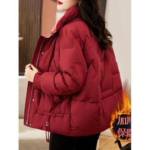大碼紅色短款嘉興平湖羽絨服2025女款新款胖mm棉衣棉服女外套冬季 大碼紅色短款嘉興平湖羽絨服2025女款新款胖mm棉衣棉服女外套冬季