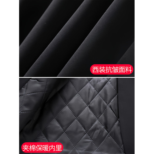 2025新款春秋黑色西裝外套女高級感寬松休閒小個子西服秋冬棉加厚 2025新款春秋黑色西裝外套女高級感寬松休閒小個子西服秋冬棉加厚