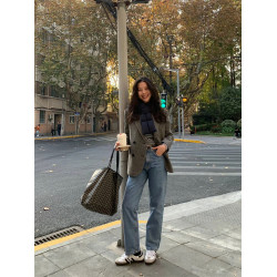 毛呢西裝外套女氣質2025秋冬季新款韓版休閒時尚加厚呢子大衣短款