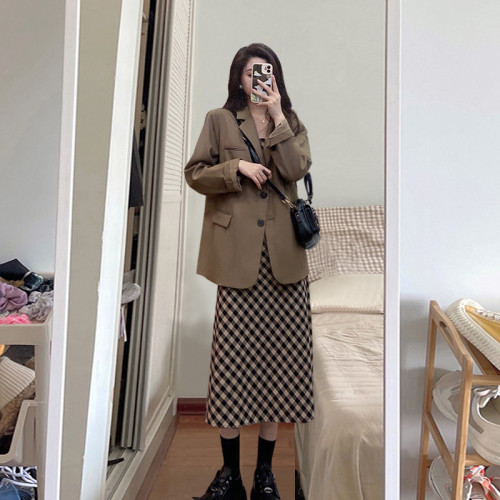 高級感小西裝外套女春秋季2025年新款炸街休閒小個子西服套裝上衣 高級感小西裝外套女春秋季2025年新款炸街休閒小個子西服套裝上衣