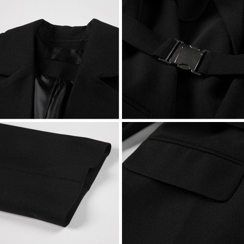 2025春秋季新款法式氣質百搭顯瘦收腰西裝外套女設計感小衆西服潮 2025春秋季新款法式氣質百搭顯瘦收腰西裝外套女設計感小衆西服潮