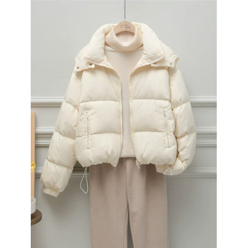 2025冬季韓版羽絨服女短款連帽小個子棉衣棉襖時尚寬松加厚麵包服 2025冬季韓版羽絨服女短款連帽小個子棉衣棉襖時尚寬松加厚麵包服