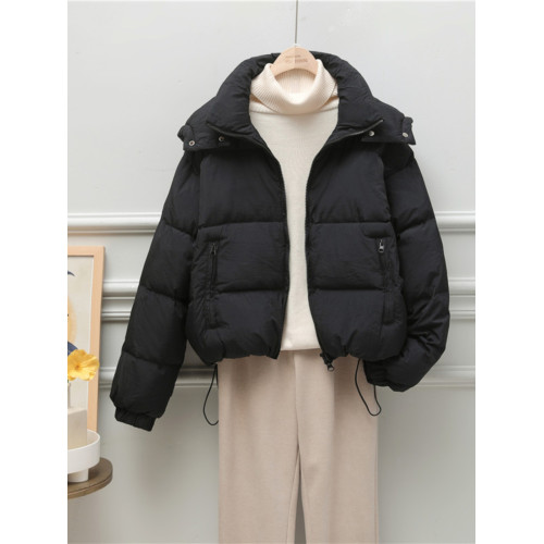 2025冬季韓版羽絨服女短款連帽小個子棉衣棉襖時尚寬松加厚麵包服 2025冬季韓版羽絨服女短款連帽小個子棉衣棉襖時尚寬松加厚麵包服