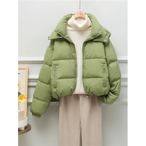 2025冬季韓版羽絨服女短款連帽小個子棉衣棉襖時尚寬松加厚麵包服 2025冬季韓版羽絨服女短款連帽小個子棉衣棉襖時尚寬松加厚麵包服