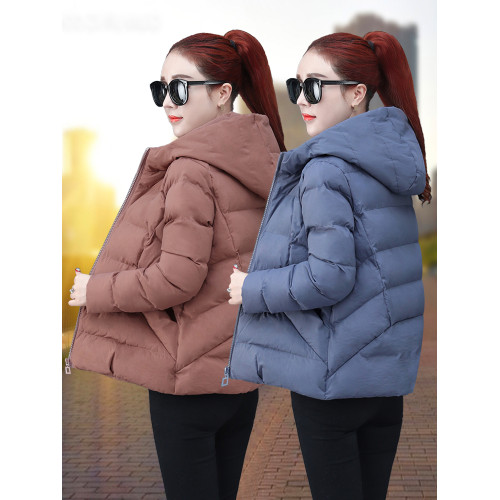 黑色棉服女款小棉襖2025年新款秋冬季加厚短外套爆款媽媽羽絨棉衣 黑色棉服女款小棉襖2025年新款秋冬季加厚短外套爆款媽媽羽絨棉衣