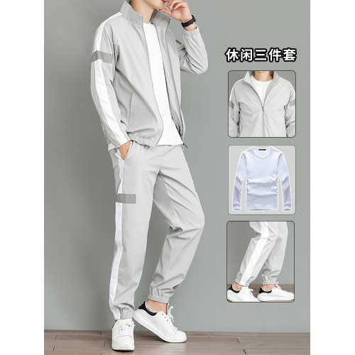 2025新款男士時尚一套裝潮流搭配帥氣春秋裝衛衣男生運動服三件套 2025新款男士時尚一套裝潮流搭配帥氣春秋裝衛衣男生運動服三件套