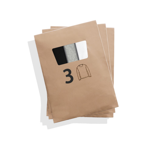 3件裝】秋季男士長袖T恤潮ins純色韓版日常秋衣上衣服體恤打底衫T