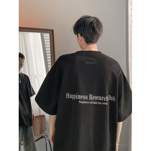 美式oversize白T恤短袖男高街復古潮牌潮流純棉全棉重磅7七分袖夏 美式oversize白T恤短袖男高街復古潮牌潮流純棉全棉重磅7七分袖夏