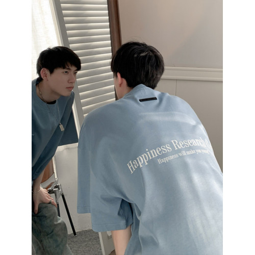 美式oversize白T恤短袖男高街復古潮牌潮流純棉全棉重磅7七分袖夏 美式oversize白T恤短袖男高街復古潮牌潮流純棉全棉重磅7七分袖夏