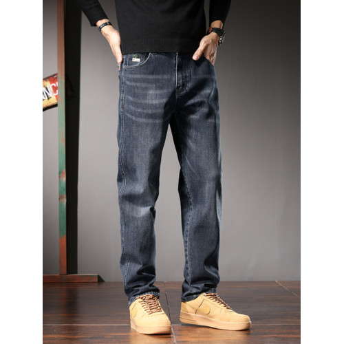 加長牛仔褲男士大碼高個子寬松直筒彈力胖子加肥加大195春秋季 加長牛仔褲男士大碼高個子寬松直筒彈力胖子加肥加大195春秋季
