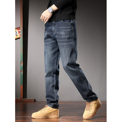 加長牛仔褲男士大碼高個子寬松直筒彈力胖子加肥加大195春秋季 加長牛仔褲男士大碼高個子寬松直筒彈力胖子加肥加大195春秋季