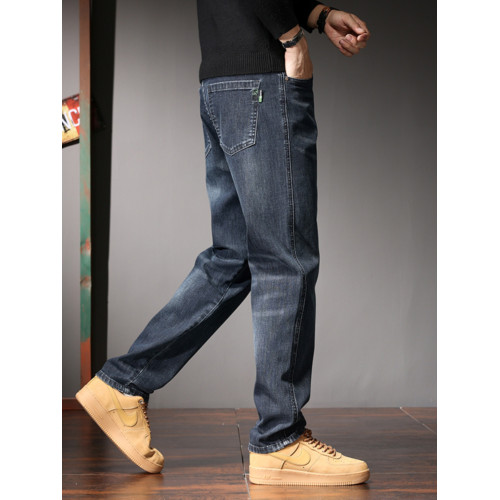 加長牛仔褲男士大碼高個子寬松直筒彈力胖子加肥加大195春秋季 加長牛仔褲男士大碼高個子寬松直筒彈力胖子加肥加大195春秋季