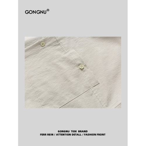 【設計師品牌】新品官方直降丨品質嚴選丨美式復古拼接bf長袖襯衫 【設計師品牌】新品官方直降丨品質嚴選丨美式復古拼接bf長袖襯衫