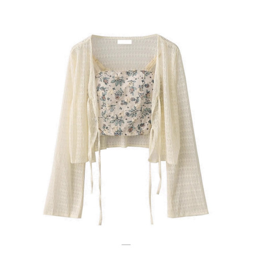 夏季薄款開衫罩衫女大碼胖mm微胖藍色坎肩冰絲針織長袖防曬外套 夏季薄款開衫罩衫女大碼胖mm微胖藍色坎肩冰絲針織長袖防曬外套