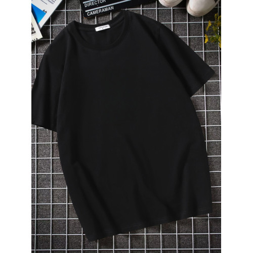 300斤加肥加大t恤男T恤黑白色短袖純棉夏肥佬特大碼體恤12XL