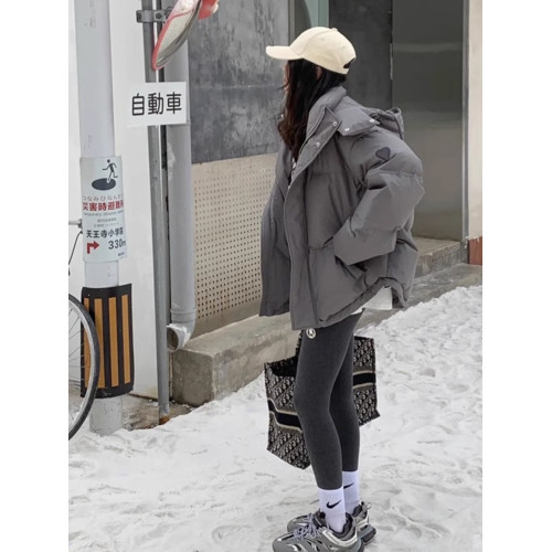 連帽羽絨棉服女2025冬季新款韓版寬松休閒設計感小衆加厚棉衣外套