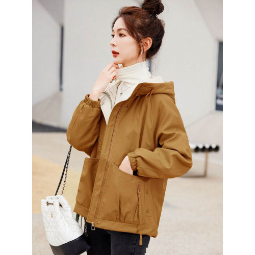 日韓尾貨品牌剪標女裝短款棉衣冬季加絨加厚寬松派克棉服外套 日韓尾貨品牌剪標女裝短款棉衣冬季加絨加厚寬松派克棉服外套