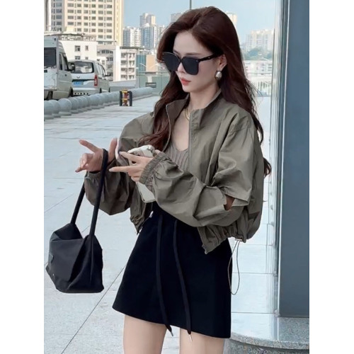 早春沖鋒衣外套女春秋2025新款爆款氣質高級感超好看短款長袖上衣 早春沖鋒衣外套女春秋2025新款爆款氣質高級感超好看短款長袖上衣