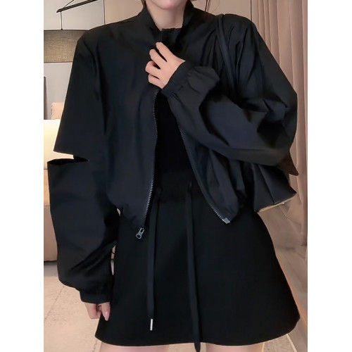 早春沖鋒衣外套女春秋2025新款爆款氣質高級感超好看短款長袖上衣 早春沖鋒衣外套女春秋2025新款爆款氣質高級感超好看短款長袖上衣