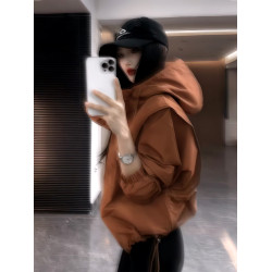 韓系穿搭連帽款夾克外套2025年秋季新款短款沖鋒衣休閒百搭棒球服