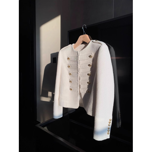 法式宮廷風短款外套女2025秋冬新款氣質名媛修身小香風高級感上衣 法式宮廷風短款外套女2025秋冬新款氣質名媛修身小香風高級感上衣