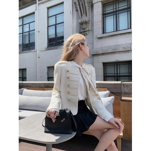 法式宮廷風短款外套女2025秋冬新款氣質名媛修身小香風高級感上衣 法式宮廷風短款外套女2025秋冬新款氣質名媛修身小香風高級感上衣