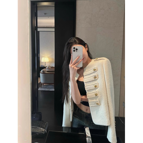 法式宮廷風短款外套女2025秋冬新款氣質名媛修身小香風高級感上衣 法式宮廷風短款外套女2025秋冬新款氣質名媛修身小香風高級感上衣