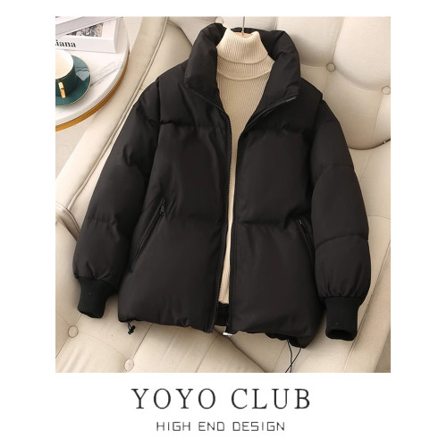 品牌折釦撿漏冬季短款羽絨棉衣女寬松加厚棉服麵包服時尚棉襖外套 品牌折釦撿漏冬季短款羽絨棉衣女寬松加厚棉服麵包服時尚棉襖外套