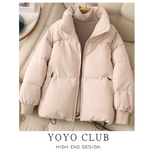 品牌折釦撿漏冬季短款羽絨棉衣女寬松加厚棉服麵包服時尚棉襖外套 品牌折釦撿漏冬季短款羽絨棉衣女寬松加厚棉服麵包服時尚棉襖外套